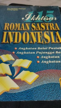 Image of 110 Ikhtisar Roman Sastra Indonesia